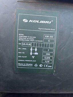 Predám čln Kolibri KM-300 - nutná oprava