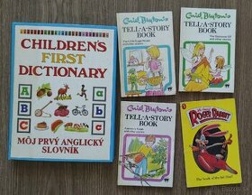 Detský anglický slovník + 4 anglické knihy
