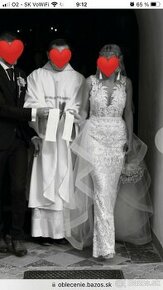 Nádherné svadobné šaty vel. 38