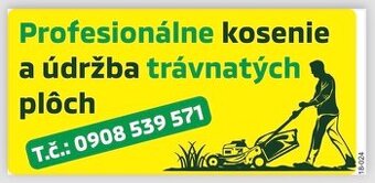 Kosenie a údržba trávnatých plôch