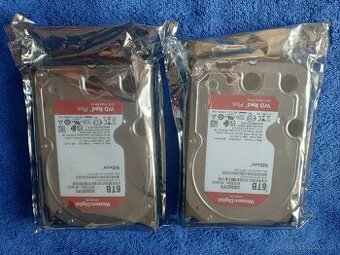 Wd Red 6TB nové 2ks