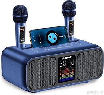 Karaoke set - prenosný reproduktor pre karaoke s 2 bezdrôtov