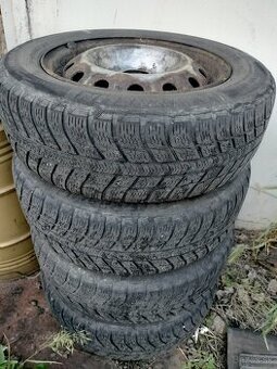 Plechové disky R14 4x108 + pneumatiky 175/65R14