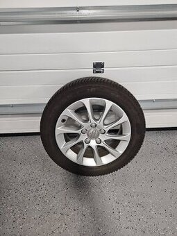 Predám alu disky Audi R16 zimné pneu 205/55R16