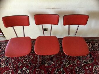 Kožené stoličky Vintage