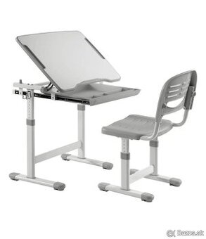 Rastúci písací stôl pre deti, v top stave