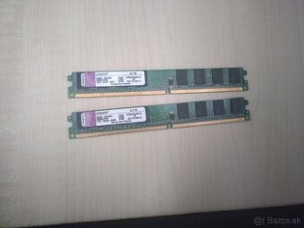 Kingston DDR2 667MHz nizkoprofilovy 2 x 1 GB