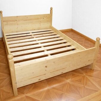 masivna postel 160x200 cm, vyrobena na zakazku, kvalita