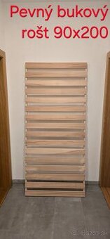 Pevný latkový rošt 90x200