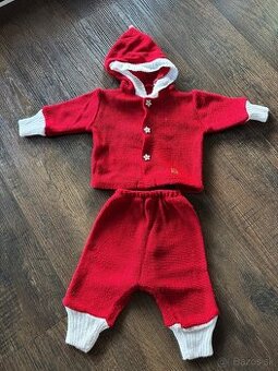 Vianočný červeno-biely komplet