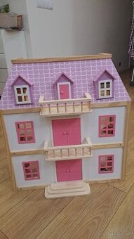 Drevený domček pre bábiky Vila Wisteria (WOODYLAND)