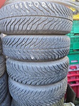 4x100 roztec plech disk zimnym pneu 165/70 R14