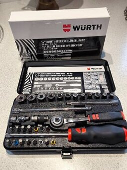 Würth 1/4" Multi Socket Wrench Set – 33 ks