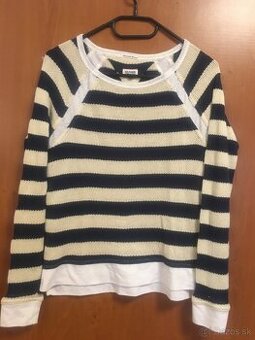 TOMMY HILFIGER originál damsky/námornícky sveterk S