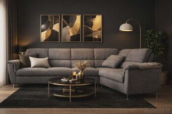 Sedacia súprava s novým poťahom