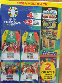 Euro 2024 kartičky Topps Match Attax Mega Multipack