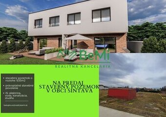 Stavebný pozemok v obci Šintava/ o výmere 635 m2 - novo vybu