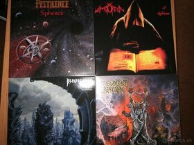 LP obaly PESTILENCE,RESURRECTION,M.CREATION , VOMITURITION