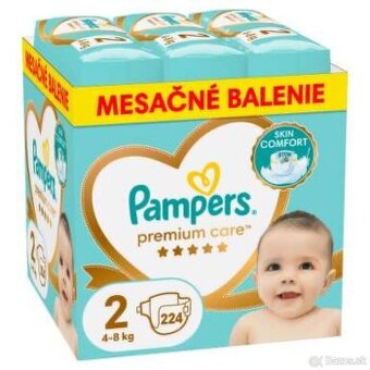 Predam plienky PAMPERS Premium care 2