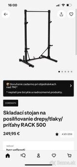 Stojan na drepy/posilňovanie