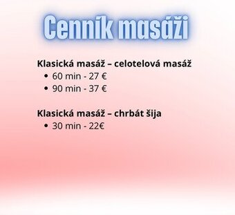 Masáž, ktorá príde za tebou – nie ty za ňou.