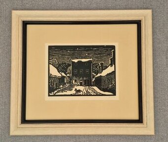 Ľudovít Fulla - Opustený dom (1946)