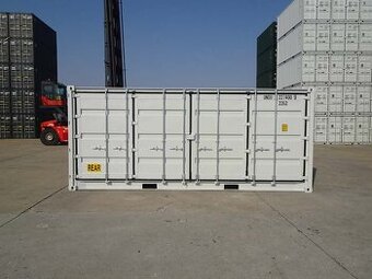 Predám lodný kontajner 20'SD/Side Door RAL7035