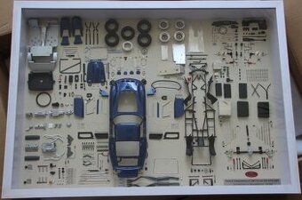 CMC Ferrari 250 GTO modrá A-023 Display diely 1:18,Iba 200ks