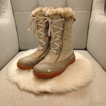 Béžové trendy snehule Quechua c. 36