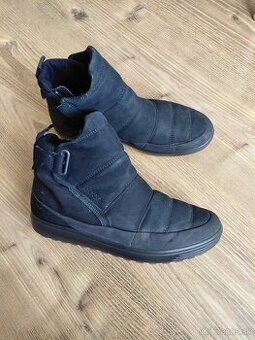 Členkové kožené topánky