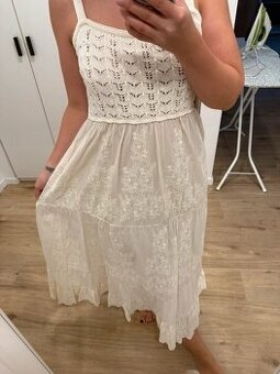 Nové hačkované/čipkované dámske šaty ZARA