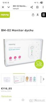 Monitor dychu pre bábätká