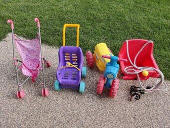 Kočíky, hojdačka,motorka