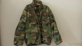 Vojenská zimná páperová bunda