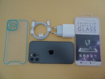 iPhone 12 PRO 256GB GRAPHITE - ZÁRUKA 1 ROK - 100% BATERIA