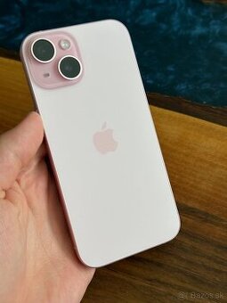 iPhone 15 128gb Pink Top stav