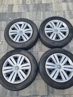 Plechove disky 5x112 r16 ET48 x 6,5J + puklice