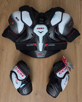 Hokejové chrániče ramien lakťov CCM JetSpeed FT8 Junior