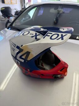 Prilba FOX V3 DRAFTR BLUE (M)