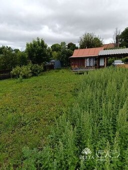 Na predaj záhradka s drevenou chatkou Poprad- oproti Vagónke