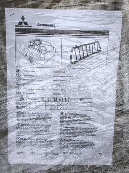 MITSUBISHI/NASLAPY/ZADNY OCHRANNY RAM