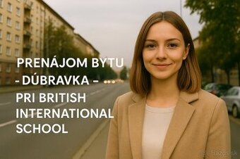🌟 Prenájom - 3-izbový byt (4os) - Dúbravka 🌟