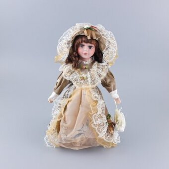 Porcelánové bábiky – krásny vianočný darček 31cm.