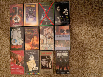 5 euro/kus - VHS videokazety originálne český dabing