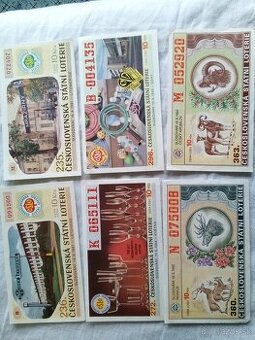 Staré žreby Československá Štátní Loterie