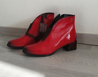 Kožené členkové čižmy Maciejka v.40