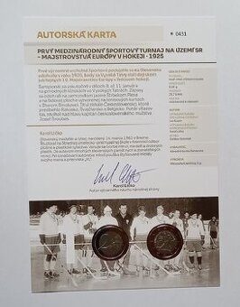 Autorská karta 2025 ME v hokeji