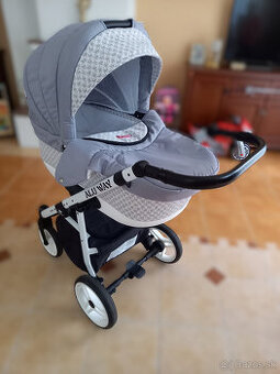 Trojkombinácia ALUWAY Baby Lux Silver