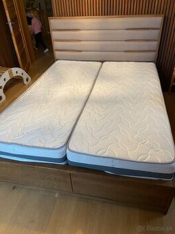 160 manželská posteľ s matracom