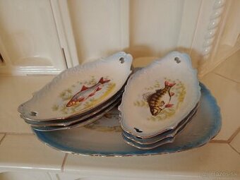 Porcelánový servis na ryby